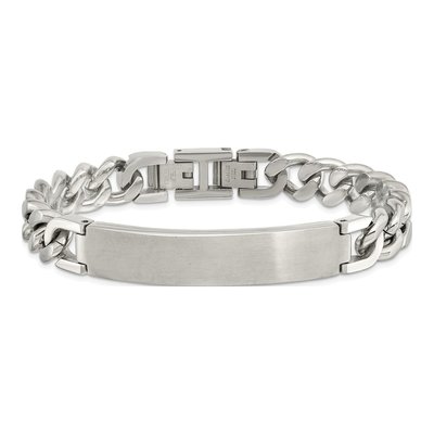 Stainless Steel Curb ID Bracelet – view 4