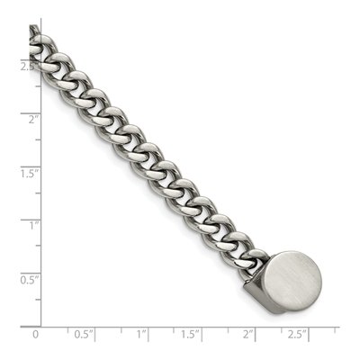Stainless Steel Curb Bracelet – view 4