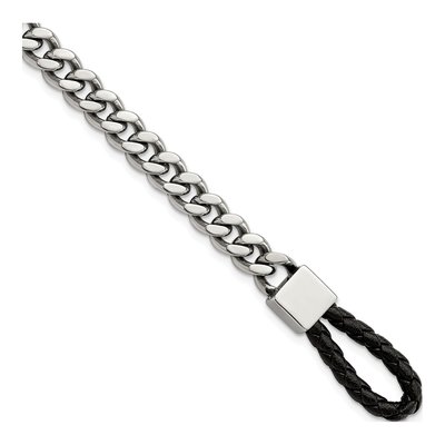 Stainless Steel Curb Bracelet