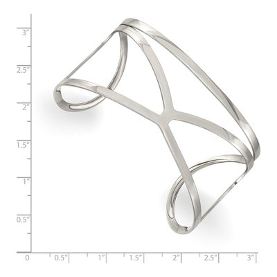 Stainless Steel Cuff Bracelet – view 4