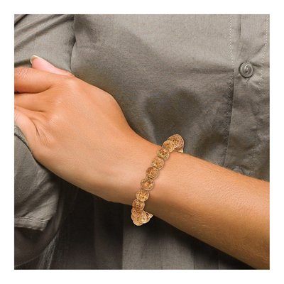 Picture Stone Agate Stretch Bracelet, 8mm – view 4