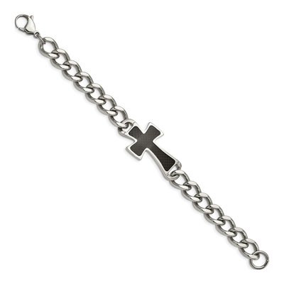 Stainless Steel Cross Bracelet – view 4