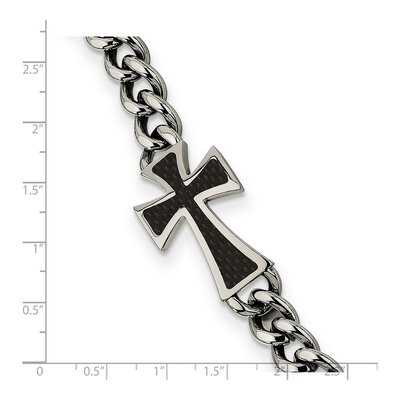 Stainless Steel Cross Bracelet – view 8
