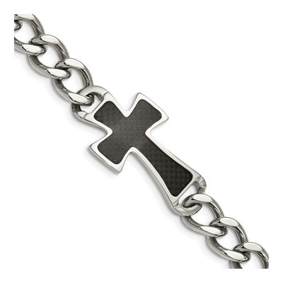 Stainless Steel Cross Bracelet