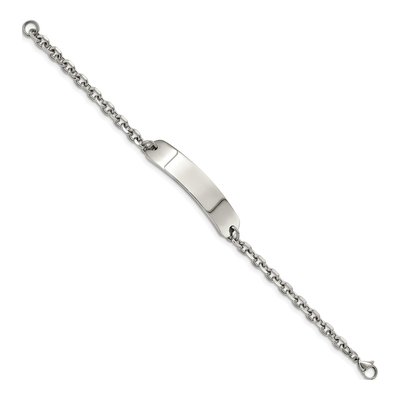 Stainless Steel Cable ID Bracelet – view 3