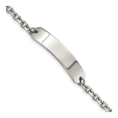 Stainless Steel Cable ID Bracelet
