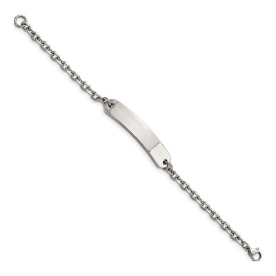 Stainless Steel Cable ID Bracelet – view 3