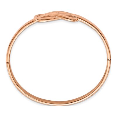 Stainless Steel Knot Bangle Bracelet – view 2