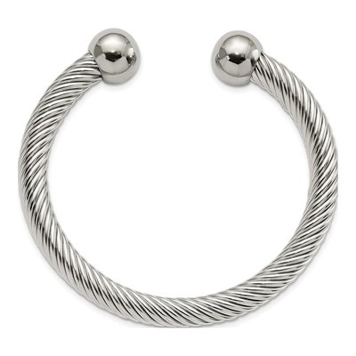 Stainless Steel Cuff Bracelet – view 3