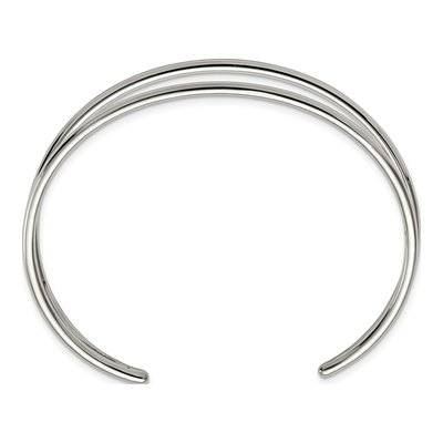 Stainless Steel Cuff Bracelet – view 3