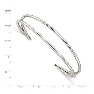 Stainless Steel Cuff Bracelet – view 4