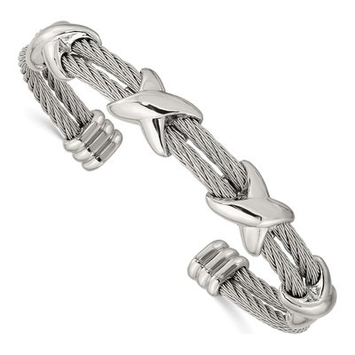 Stainless Steel Design Cuff Bracelet