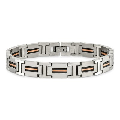 Stainless Steel Black IP Bracelet – view 4