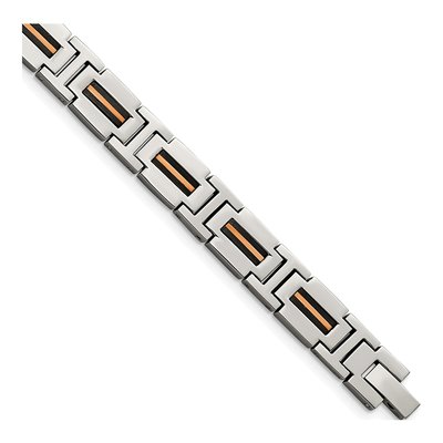 Stainless Steel Black IP Bracelet