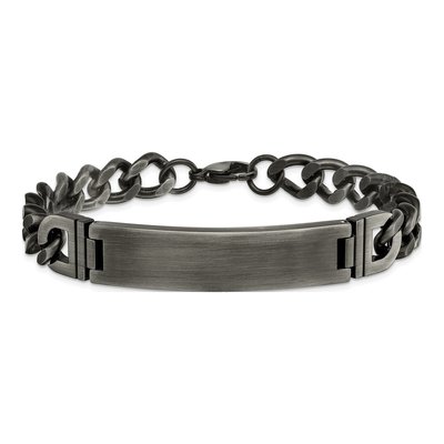 Stainless Steel Curb ID Bracelet – view 4