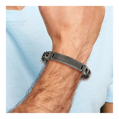 Stainless Steel Curb ID Bracelet – view 5
