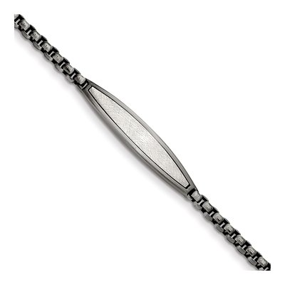 Stainless Steel Bronze-Plated ID Bracelet
