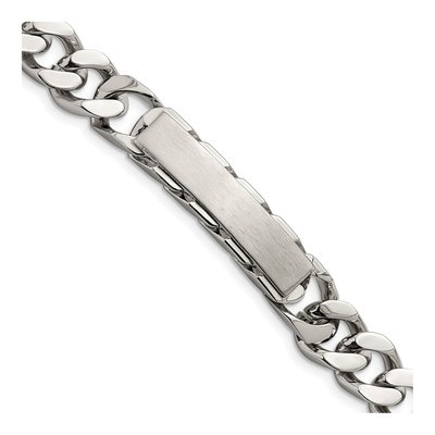 Stainless Steel Curb ID Bracelet
