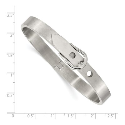 Stainless Steel Belt Bangle Bracelet – view 6
