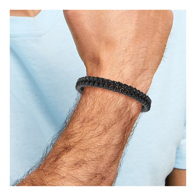 Black Stainless Steel Black Bracelet – view 5