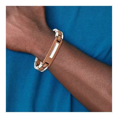 Stainless Steel Diamond IP Bracelet – view 8