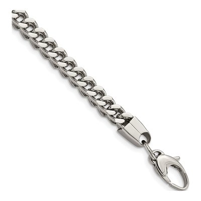 Stainless Steel 6mm Franco Chain Anklet