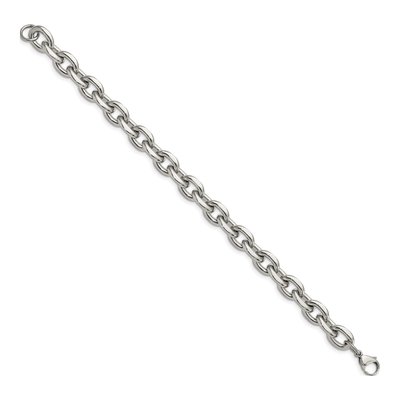 Stainless Steel Cable Link Bracelet – view 4