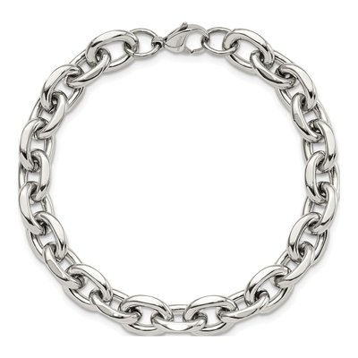 Stainless Steel Cable Link Bracelet – view 5