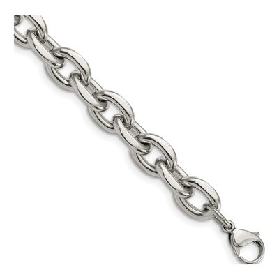 Stainless Steel Cable Link Bracelet