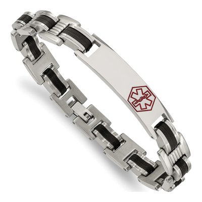 Stainless Steel Medical ID Bracelet – view 5