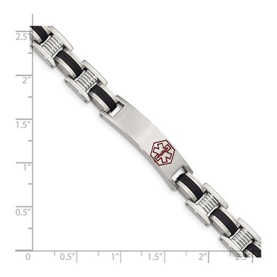Stainless Steel Medical ID Bracelet – view 6