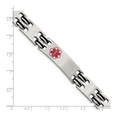 Stainless Steel Medical ID Bracelet – view 8