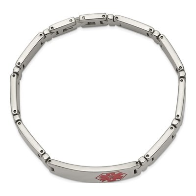Stainless Steel Medical ID Bracelet – view 6