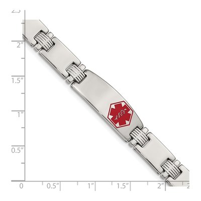 Stainless Steel Medical ID Bracelet – view 8