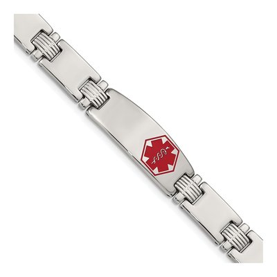 Stainless Steel Medical ID Bracelet