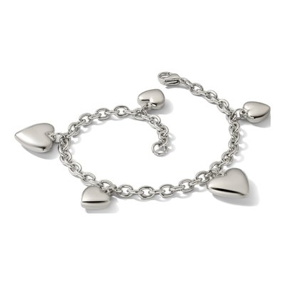 Stainless Steel Hearts Bracelet – view 7