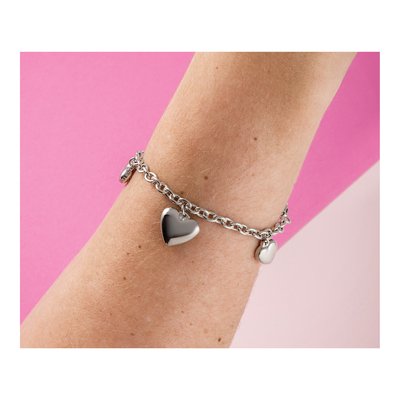 Stainless Steel Hearts Bracelet – view 8