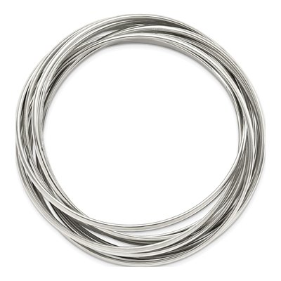Stainless Steel 9-Piece Set Bangle Bracelet – view 5