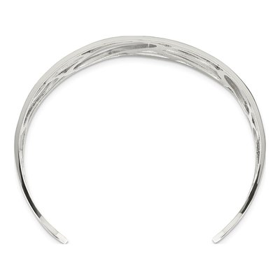 Stainless Steel Ovals Cuff Bracelet – view 5