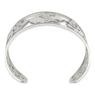 Stainless Steel Dolphins Cuff Bracelet – view 5