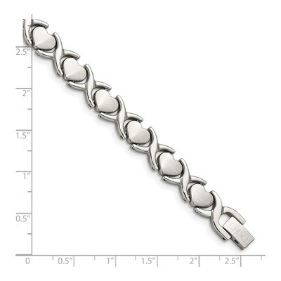 Chisel Stainless Steel Stampato Link Bracelet – view 6