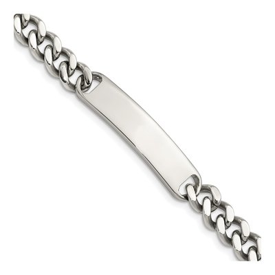 Stainless Steel Curb ID Bracelet
