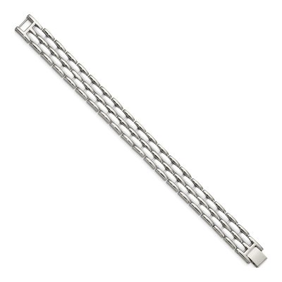 Stainless Steel Ceramic Link Bracelet – view 4