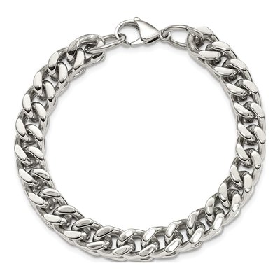 Men's Stainless Steel 10mm Wheat Chain Anklet – view 5
