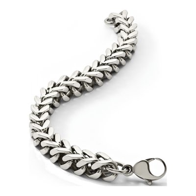 Men's Stainless Steel 10mm Wheat Chain Anklet – view 8