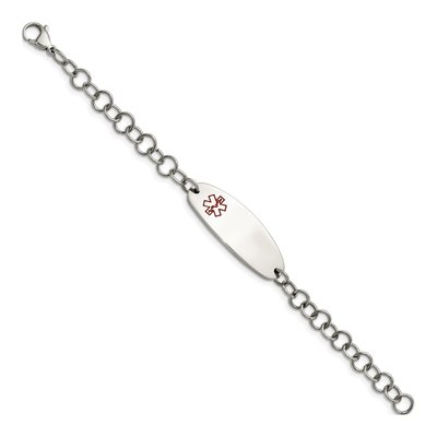 Stainless Steel Medical ID Bracelet – view 3