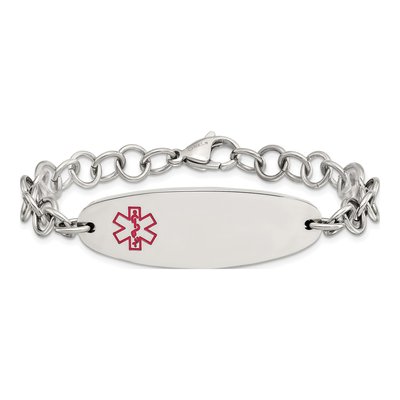 Stainless Steel Medical ID Bracelet – view 4
