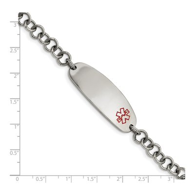 Stainless Steel Medical ID Bracelet – view 5