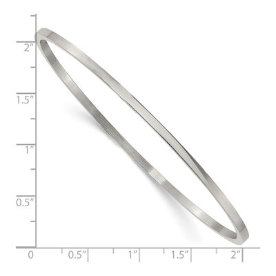 Stainless Steel Bangle Bracelet – view 5