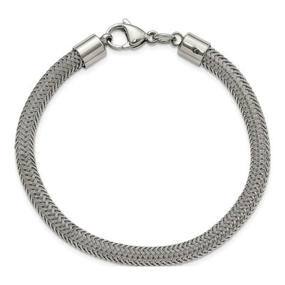 Stainless Steel 6mm Wire Chain Bracelet – view 4